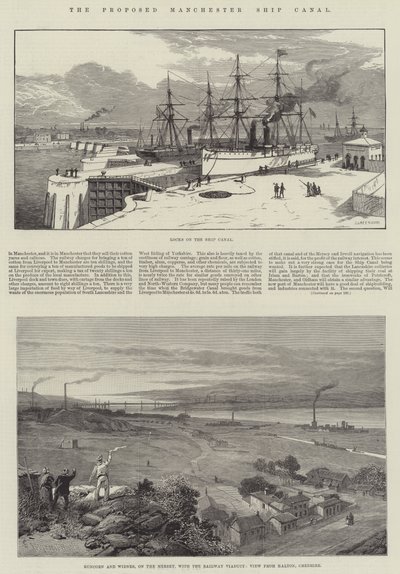 El Propuesto Canal del Puerto de Manchester de James Burrell Smith
